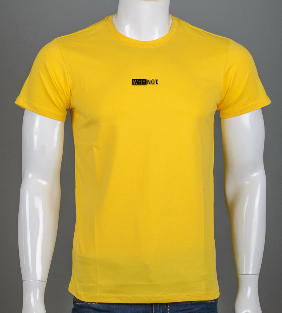 Футболка чоловіча Why Not 2614м (Уп.4шт M-XXL), Фіолет, Жовтий 1