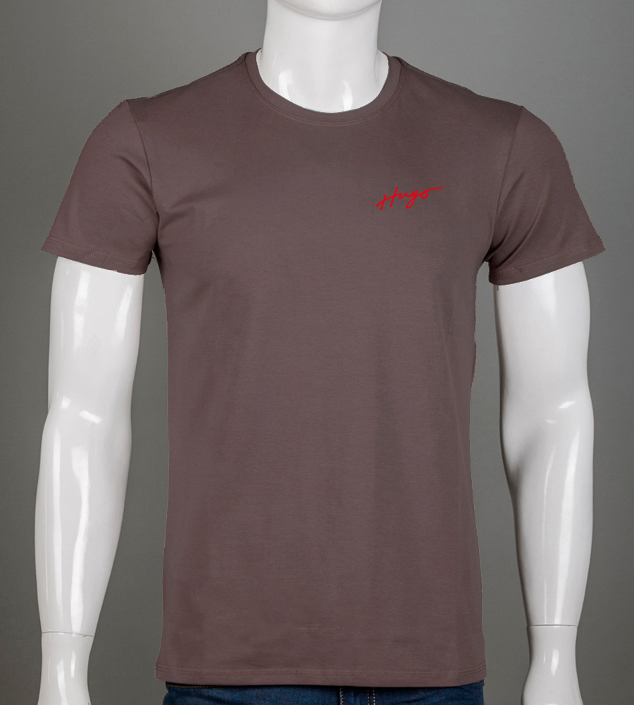 Футболка чоловіча 2619м (Уп.4шт M-XXL), Фіолет, Коричневий 1