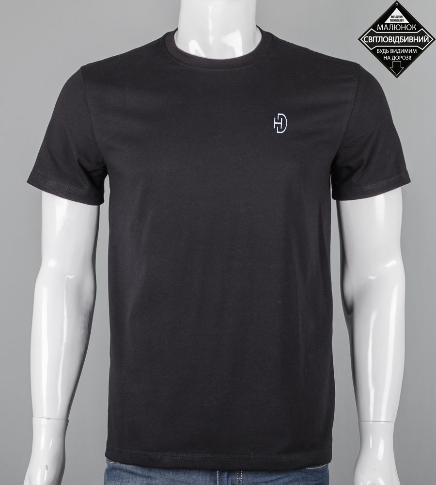 Футболка чоловіча HD reflective 2602м (Уп.4шт M-XXL), Чорний 1