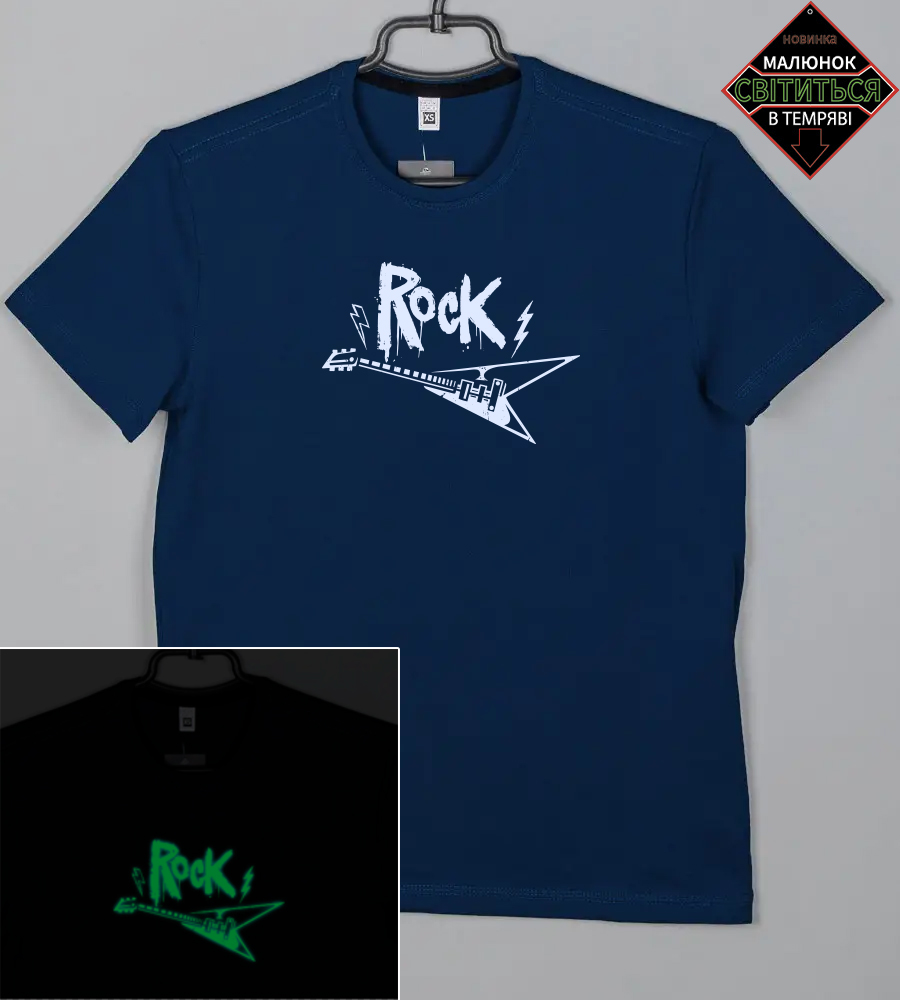 Футболка юніор Rock 2524п (Уп.4шт XS, S), Темно-синій 1