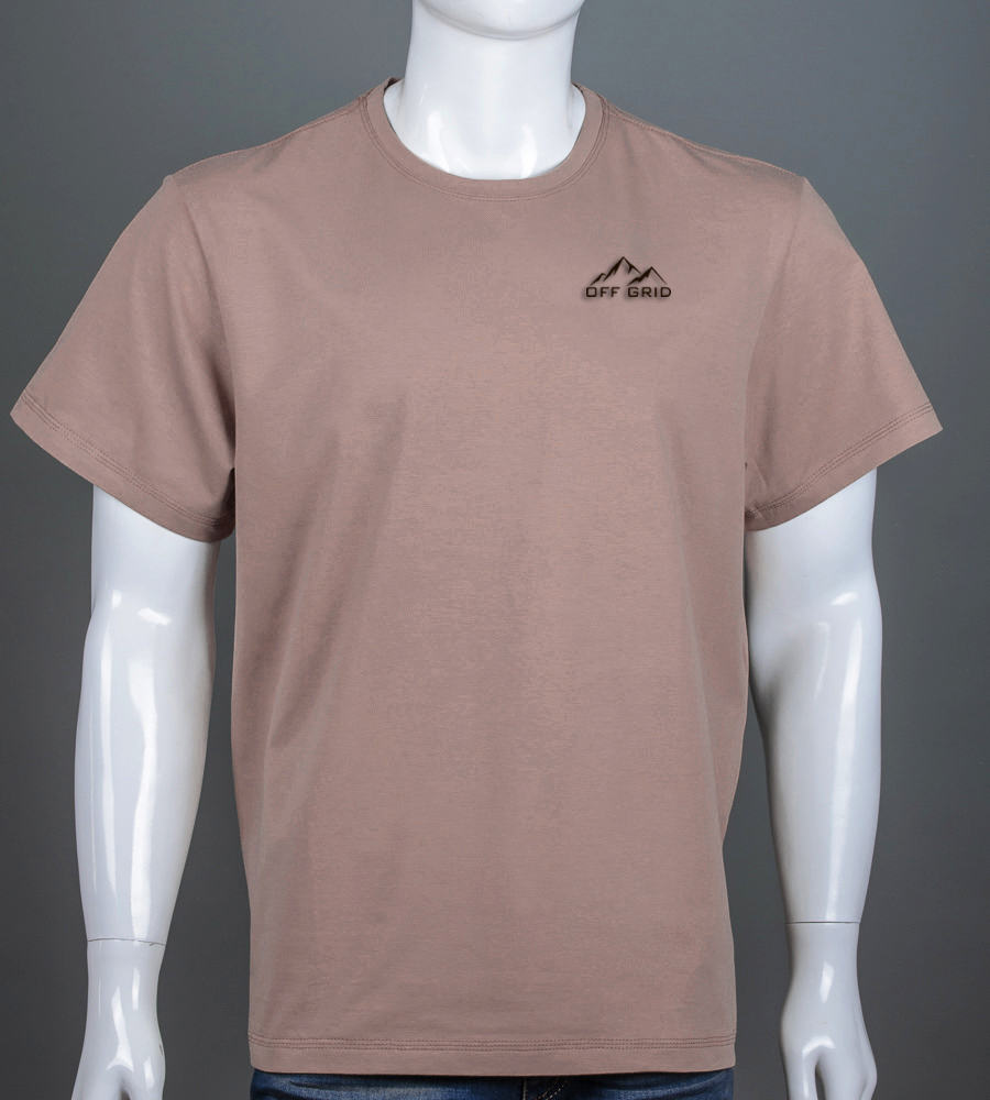 Футболка батал Off grid 2621б (Уп.4шт 3XL,4XL), Капучино 1