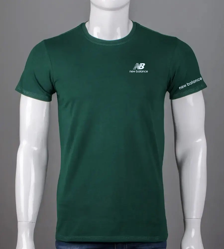 Футболка чоловіча New Balance Темно-зелений 2419м,  (1шт)