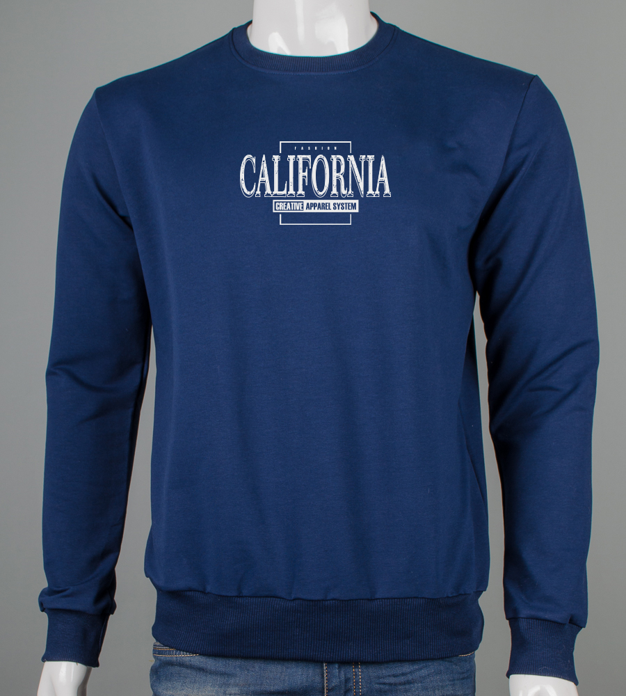 Світшот чоловічий California 7406с (Уп.4шт M-XXL)