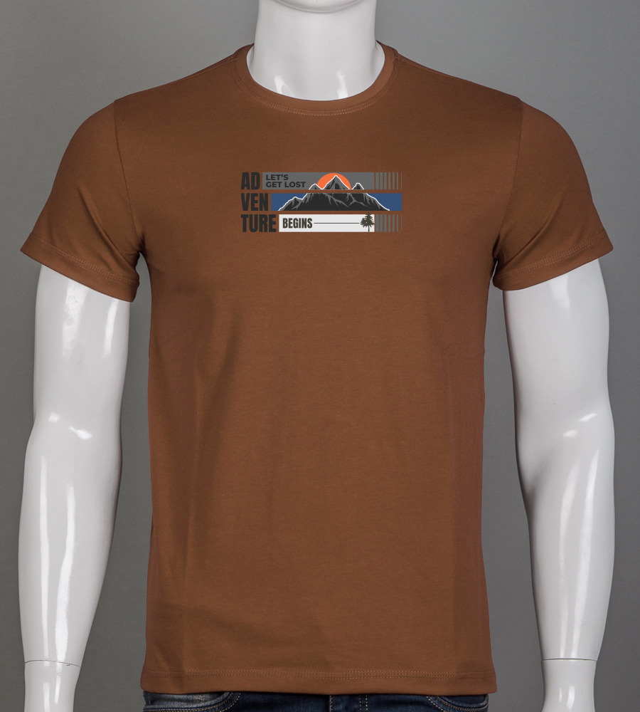 Футболка чоловіча Adventure 2527м (Уп.4шт M-XXL)
