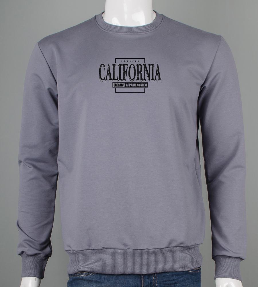 Світшот чоловічий California 7406с (Уп.4шт M-XXL)