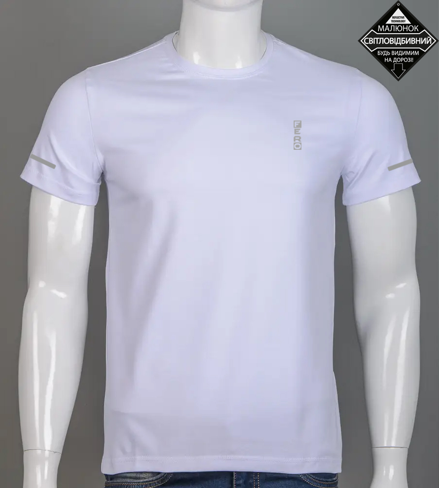 Футболка чоловіча Fero reflective 2520м (Уп.4шт M-XXL)