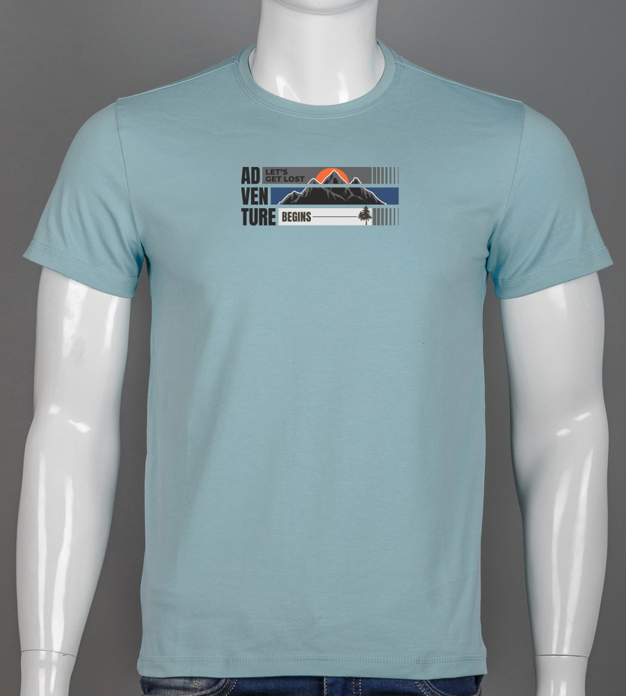 Футболка чоловіча Adventure 2527м (Уп.4шт M-XXL)