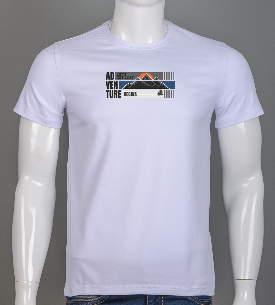 Футболка чоловіча Adventure 2527м (Уп.4шт M-XXL)