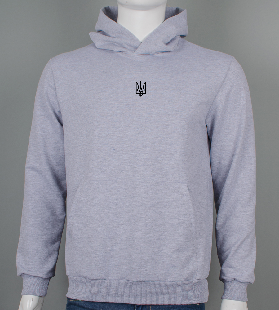 Худі двонитка Тризуб 9451с (Уп.4шт M-XXL)