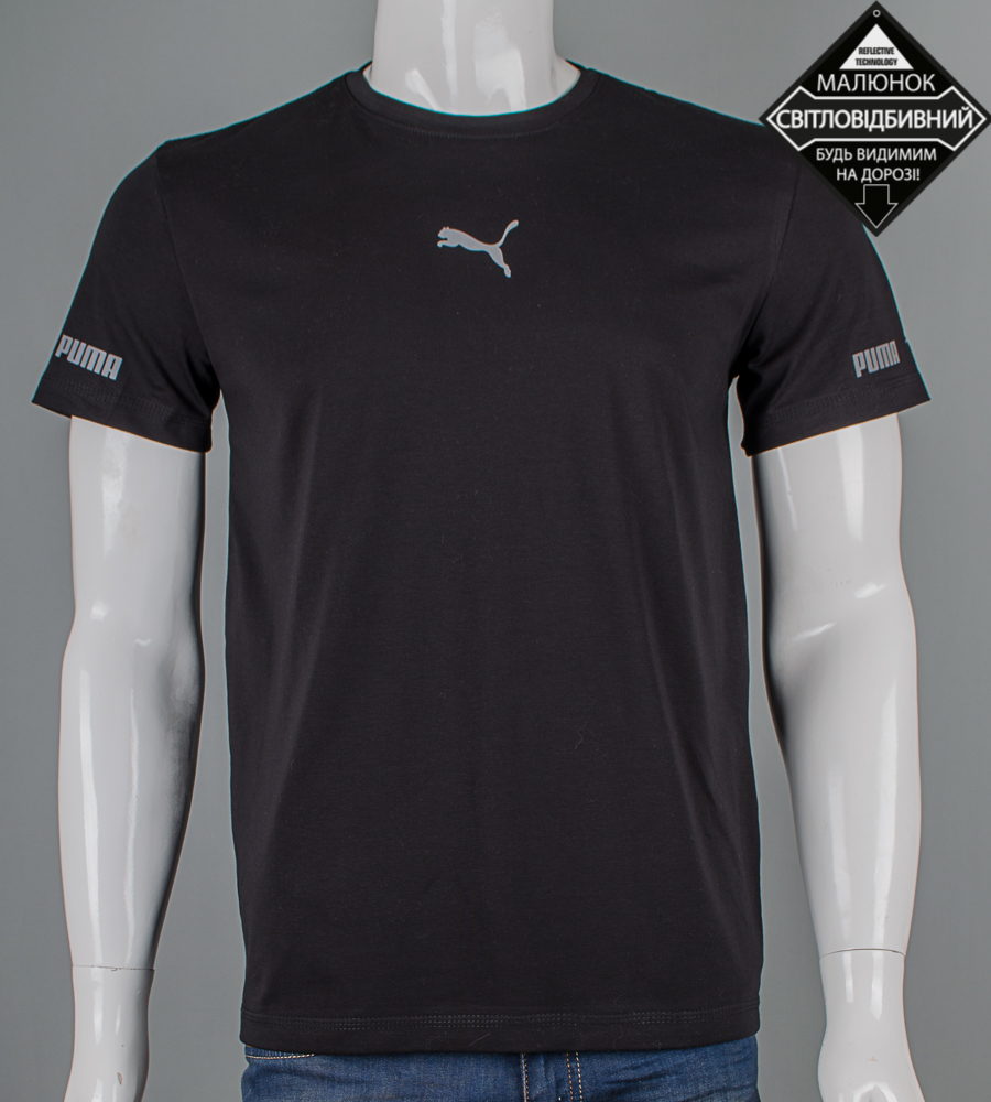 Футболка чоловіча Puma Reflective Чорний 2431м (1шт)