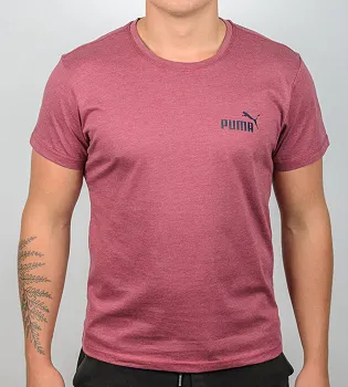 Футболка МЕЛАНЖ PUMA 1108м (Уп.4шт M-XXL), Бордовий меланж