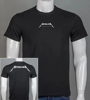 Футболка чоловіча Metallica 2413м (Уп.4шт M-XXL), Чорний