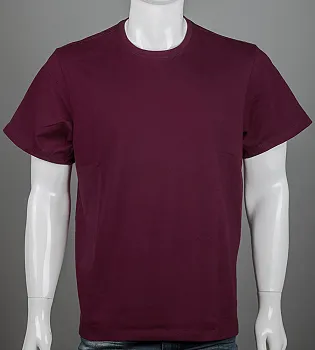 Футболка батал Однотонна 2300б (Уп.4шт 3XL,4XL), Марсала