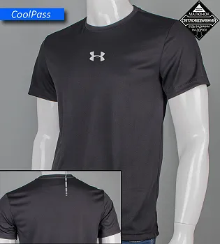 Футболка Coolpass Under Armour Reflective 5424м (Уп.4шт M-XXL), Чорний