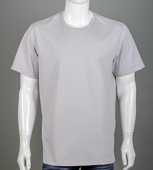 Футболка супер-батал Однотонна 2300сб (Уп.2шт 5XL,6XL), Світло-сірий