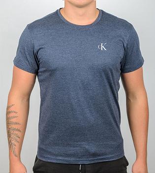 Футболка чоловіча Calvin Klein Т.Синій меланж 1418м,  (1шт), M