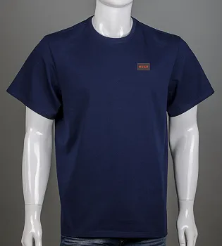 Футболка батал Hugo 2504б (Уп.4шт 3XL,4XL), Темно-синій