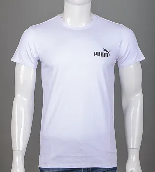 Футболка чоловіча PUMA 2108м (Уп.4шт M-XXL), Білий