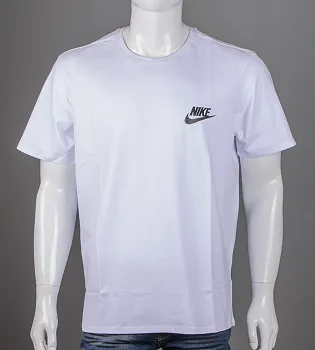 Футболка батал NIKE 2109б (Уп.4шт 3XL,4XL), Білий