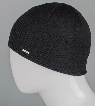 Чоловіча в'язана шапка на флісі Nord (231244), Чорний