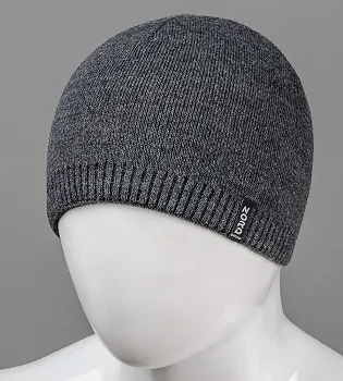 Шапка чоловіча без відвороту (С2102), Антрацит