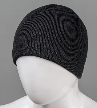 Шапка чоловіча повний фліс, Чорний