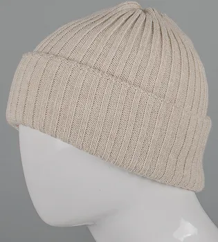 Об'ємна шапка з відворотом "Резинка" (250756), Льон