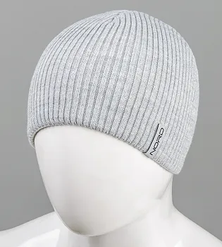 Шапка чоловіча 4-кл. без відвороту (С2215), Св.Сірий меланж