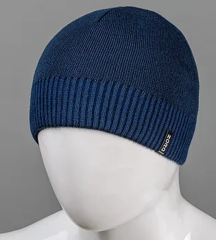 Шапка чоловіча 4-кл. без відвороту (С2213), Темно-синій