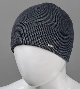 Шапка чоловіча на флісі (181015), Графіт