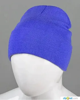 Базова шапка з відворотом на флісі (23206), Електрик