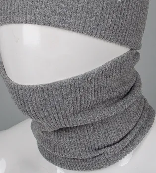 Баф-труба Ангорка трикотажна, Сірий