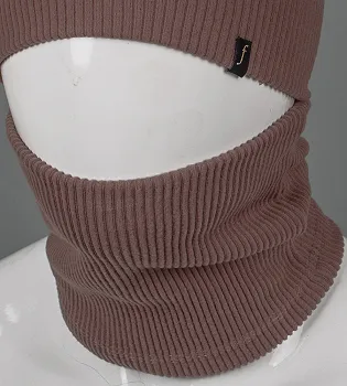 Баф-труба Ангорка трикотажна, Мокко