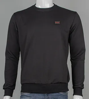 Світшот двонитка Hugo 7504с (Уп.4шт M-XXL), Чорний