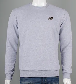 Світшот батал двонитка 7419б (Уп.4шт 3XL,4XL), Св.Сірий меланж