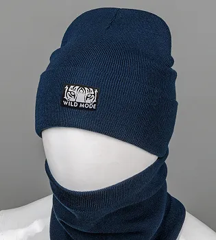 Комплект молодіжний Тигр-Фліс (22240) , Темно-синій