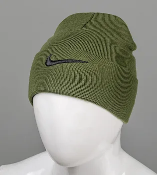 Шапка молодіжна з вишивкою Ne (m33), Хакі