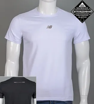 Футболка чоловіча NB Reflective 2423м (Уп.4шт M-XXL), Білий