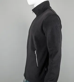 Флісова кофта на замку 2692ф (Уп.4шт M-XXL), Чорний