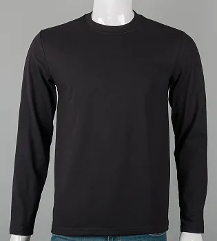 Лонгслів чоловічий 2600л (Уп.4шт M-XXL), Чорний