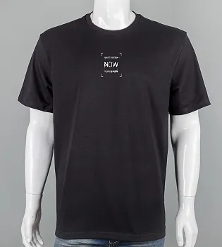 Футболка батал NOW 2605б (Уп.4шт 3XL,4XL), Чорний