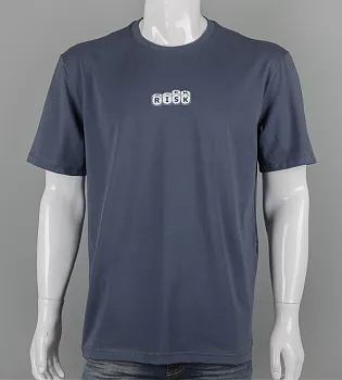 Футболка батал Risk 2607б (Уп.4шт 3XL,4XL), Графіт