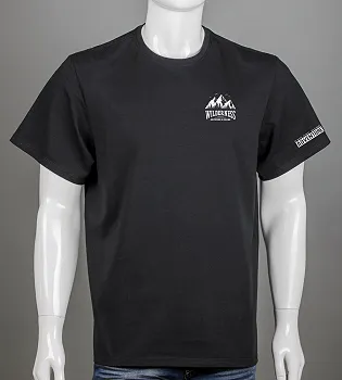 Футболка батал Wilderness 2405б (Уп.4шт 3XL,4XL), Чорний