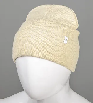 Шапка-лопатка з відворотом, FERO, Льон