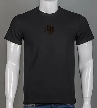 Футболка чоловіча Never Give Up 2523м (Уп.4шт M-XXL), Чорний