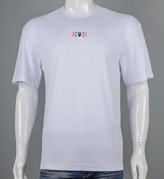 Футболка оверсайз Орнамент 3415м (Уп.4шт M-XXL), Білий