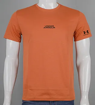 Футболка 100% Х/Б Under Armour 4324м (Уп.4шт M-XXL), Цегляний