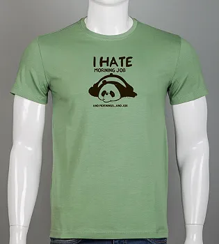 Футболка чоловіча Panda 2509м (Уп.4шт M-XXL), Оливковий