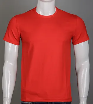 Футболка чоловіча Однотонна 2300м (Уп.4шт M-XXL), Червоний