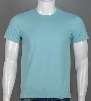 Футболка чоловіча Однотонна 2300м (Уп.4шт M-XXL), Полин